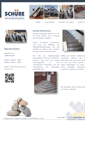 Mobile Screenshot of naturstein-schuere.de